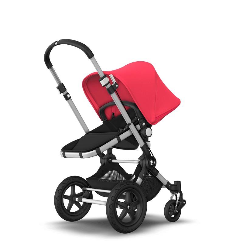 Carucior 2 in 1 Cameleon3 Plus Complet, Alu/Black - Neon Red, Bugaboo